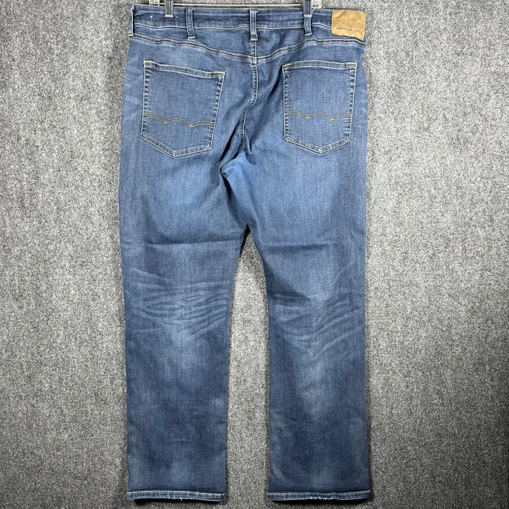 American‎ Eagle Original Bootcut Jeans Mens 40 Blue Ne(x)t Level Flex Denim